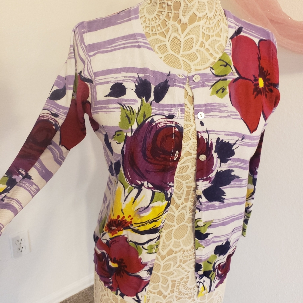 Joseph A floral sweater 🌺